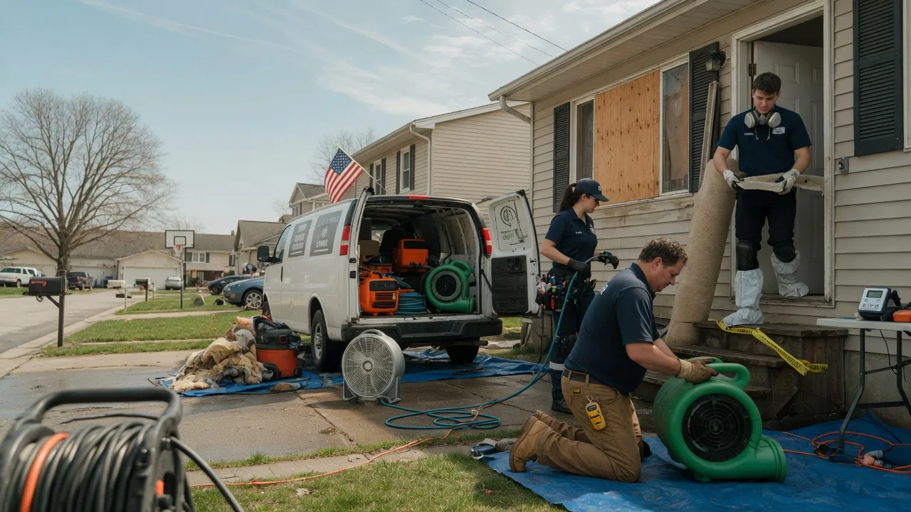 Water Damage Restoration in Danevang, TX near me